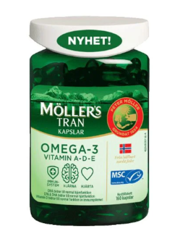 Рыбий жир Mollers Tran Omega-3 160кап