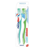 Набор зубных щеток Elkos DentaMax Weich Classic 2 шт