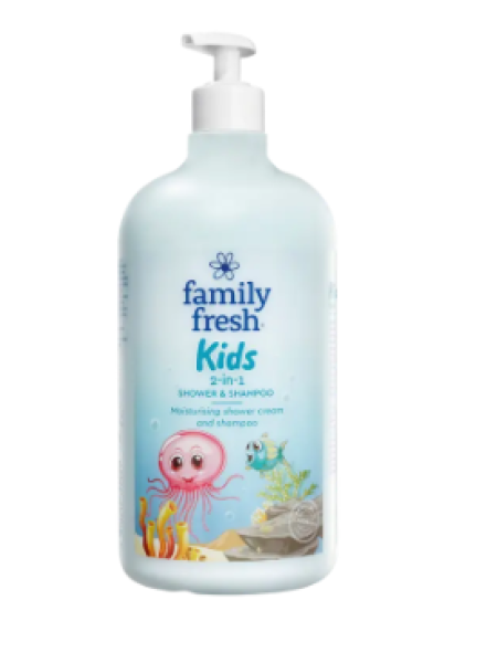 Гель для душа и шампунь 2-в-1 Family Fresh Kids 1000мл