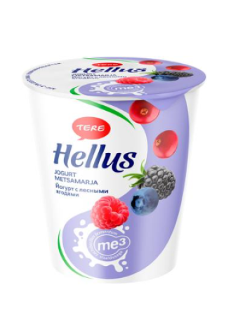 Йогурт Hellus Metsamarjajogurt с бактериями ME-3 350 г