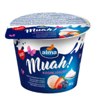 Сливочный йогурт Alma Muah со вкусом ягод и пломбира 180 г