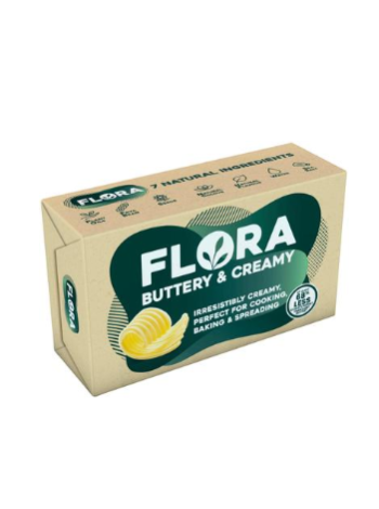 Растительное сливочное масло жирностью 79% Flora 500 г 