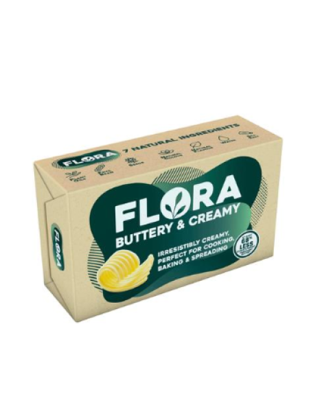 Растительное сливочное масло жирностью 79% Flora 500 г 