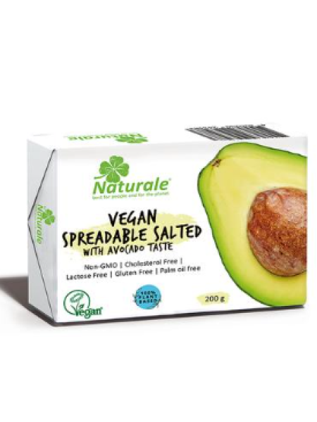 Натуральный веганский спред со вкусом авокадо с солью Naturale Vegan 200 г