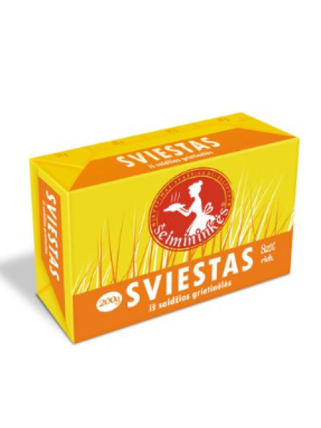 Масло сливочное Sheimininkes 82% 200г