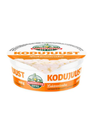 Творог зерненый PIIMAMEISTER OTTO Laktoosivaba kodujuust 220г без лактозы