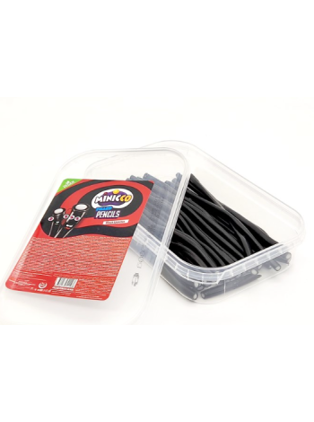 Лакричные  жевательные палочки Minicco Pencils Black Vegan 200г