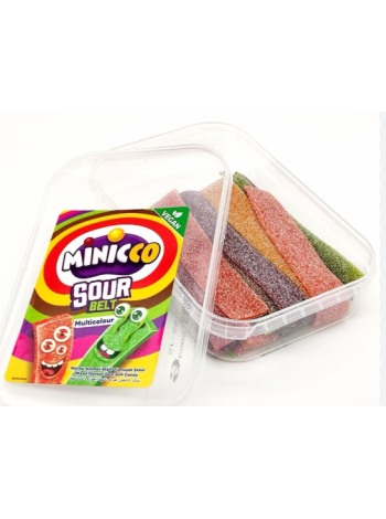 Жевательные пластинки Minicco Sour Belt Multicolor 200 г