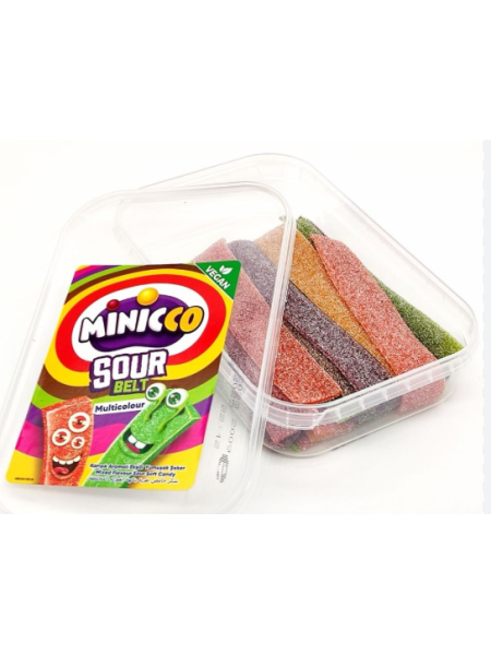 Жевательные пластинки Minicco Sour Belt Multicolor 200 г