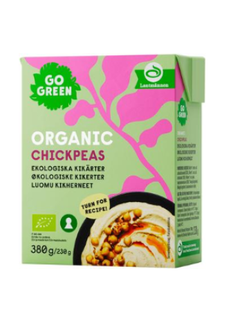 Органический нут GoGreen Luomu Kikarter 380г