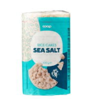 Рисовые лепешки с морской солью Coop Rice Cakes Sea Salt 100 г