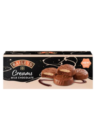 Бисквиты с молочным шоколадом и кремовой начинкой Baileys Creams Milk Chocolate 128 г