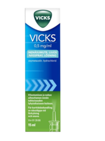 Назальный спрей VICKS 0,5 mg 15 мл