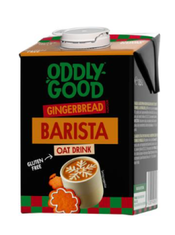 Овсяный напиток Oddlygood Barista Gingerbread Barista 0,5 л имбирный пряник