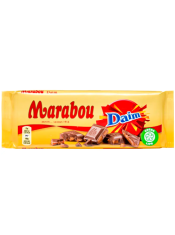 Плиточный молочный шоколад Marabou Daim 100г