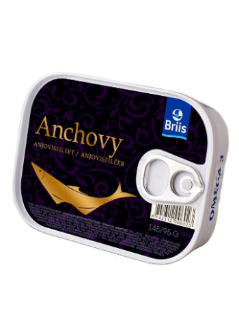 Филе анчоуса классическое BRIIS Anchovy klassikaline filee 145 г
