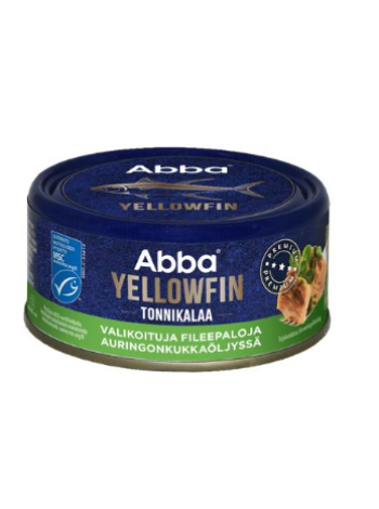 Филе желтоперого тунца Abba Msc Yellowfin Tonnikalaa 150/105г
