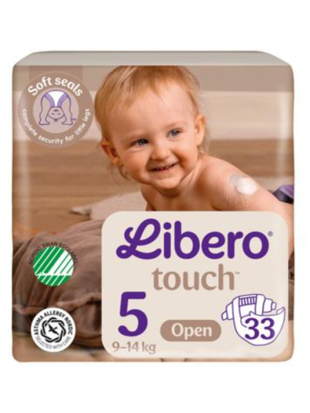 Подгузники LIBERO Touch tape размер 5 33 шт 9-14 кг