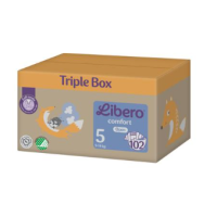 Подгузники LIBERO Comfort tape размер 5 102 шт вес 9-14 кг