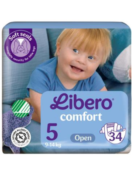  Подгузники LIBERO Comfort tape размер 5 34 шт вес 9-14 кг