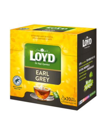 Классический черный чай Loyd Earl Grey 20шт
