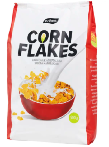 Кукурузные хлопья Priima Corn Flakes 500г