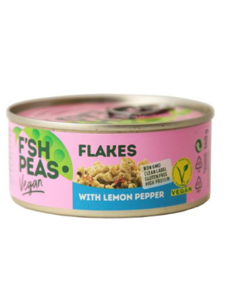 Хлопья горохового белка и лимонного перца F`SH PEAS with LEMON PEPPER 140г