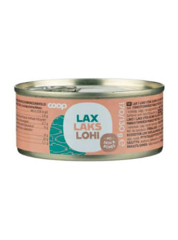 Лосось в рассоле Coop lohi suolaliemessä 170/130 г