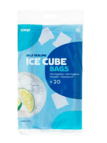 Пакеты для льда Coop jääpalapussit 20 шт/ 480 кубиков льда