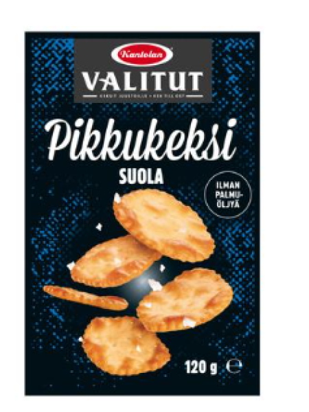 Отборные крекеры Kantolan Valitut Pikkukeksi 120г