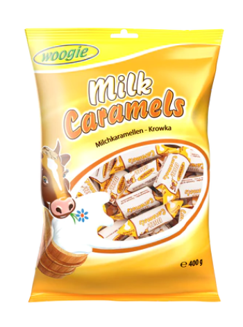 Конфеты коровка сливочная Woogie 400г
