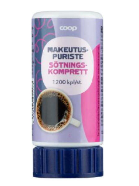 Подсластитель на основе цикламата и сахарина Coop 1200 шт