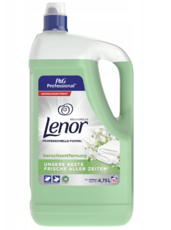 Кондиционер для белья Lenor unsere beste 5 л со свойствами, нейтрализующими неприятные запахи