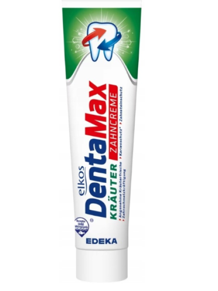 Зубная паста Elkos Dentamax Krauter 125мл для людей с чувствительными зубами