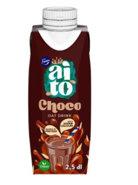 Овсяный напиток Fazer Aito Choco Oat Drink UHT 2,5дл