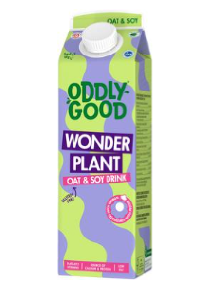 Овсяно-соевый напиток Oddlygood Wonder Plant UHT 1 л безглютеновый