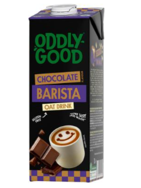Овсяный напиток Oddlygood Barista UHT 1л со вкусом шоколада  