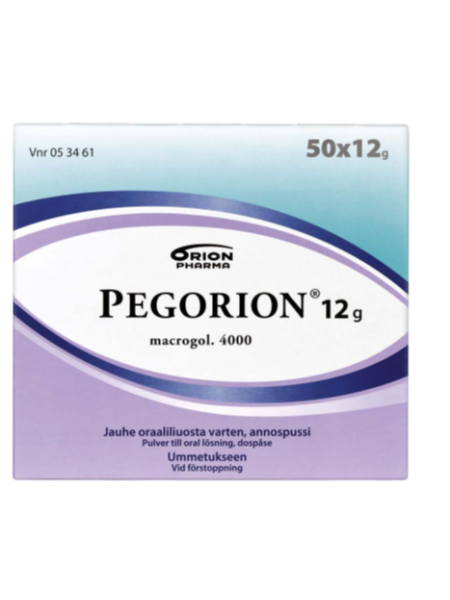 Препарат для лечения запоров PEGORION 50х12г в пакетиках