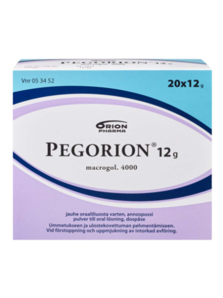 Препарат для лечения запоров PEGORION 20х12г в пакетиках