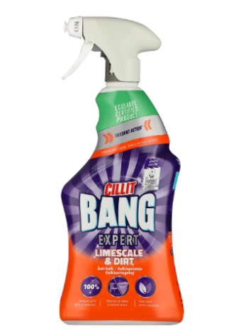 Чистящий спрей Cillit Bang 750 мл для удаления накипи и известкового налета