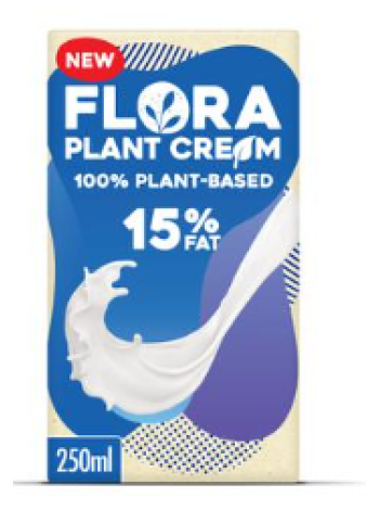 Сливки на растительной основе Flora 15% 250 мл