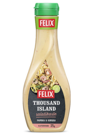 Салатная заправка тысяча островов Felix Thousand Islandi salatikaste 375г