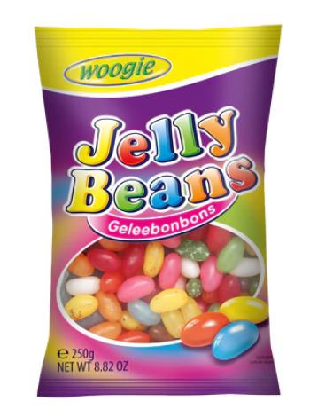 Жевательные конфеты Woogie Jelly beans 250г 