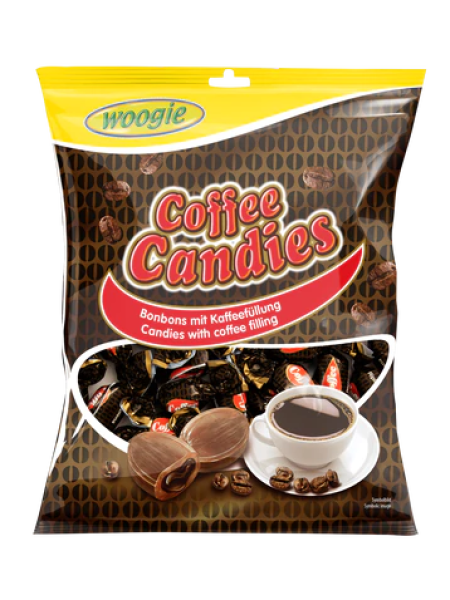 Конфеты с кофейной начинкой Woogie Candies coffee 150г