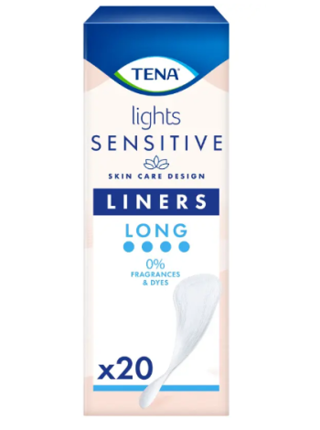 Прокладки при недержании TENA Lights SENSITIVE Long 20шт