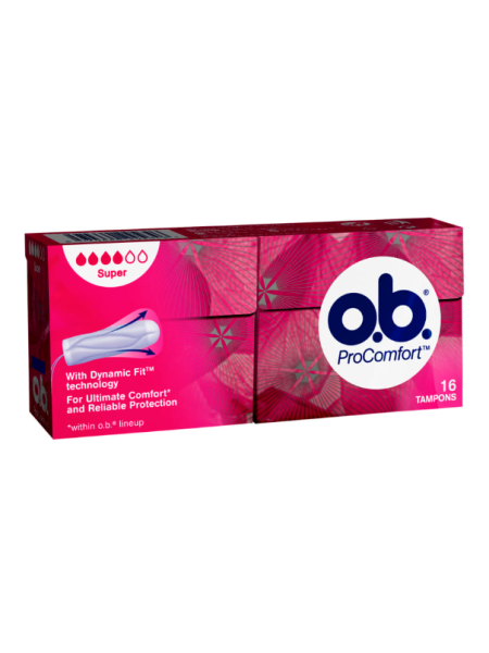 Тампоны женские OB ProComfort Super 16шт
