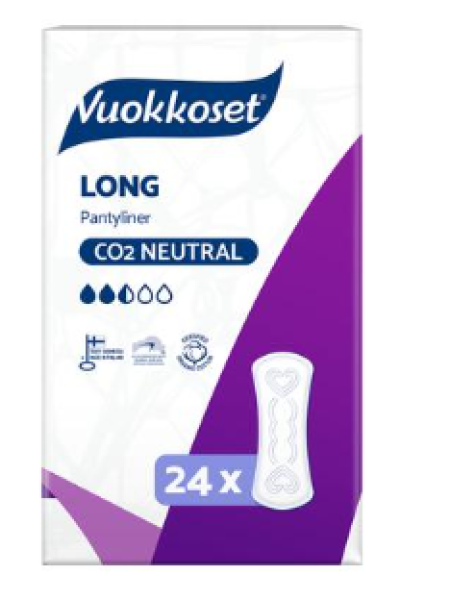 Прокладки женские Vuokkoset Long pantyliner 24шт