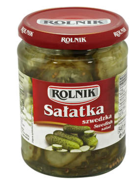Кисло-сладкий шведский салат "Рольник" ROLNIK Sałatka Szwedzk 500мл