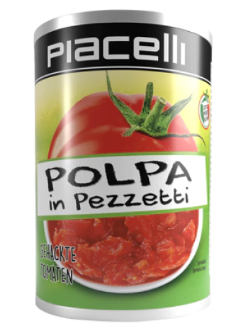 Рубленые томаты Piacelli Polpa in Pezzetti 400г