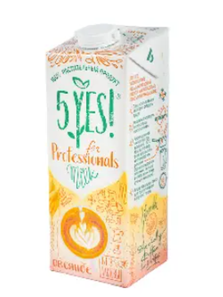 Напиток овсяный ультрапастеризованный 5YES! 1л